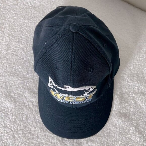 5/$25 West Sport Fishing Embroidered Black Hat - Picture 3 of 11
